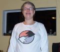 Thumbnail of Miriam wearing the T-shirt.