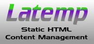 Latemp - Static HTML Content Management